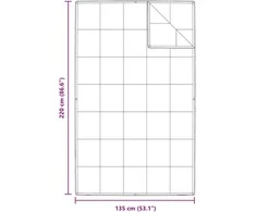 2-in-1 Antklodė Balta 135 x 220 cm Plunksna