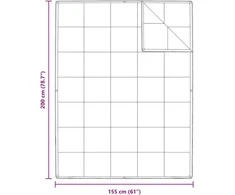 2-in-1 Antklodė Balta 155 x 200 cm Plunksna