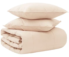 Antklodžių rinkinys 2 vnt. 155 x 220 cm 250 gsm Smėlio