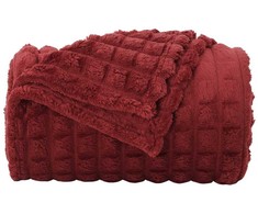 Apklotas Bordo raudona 200 x 150 cm Flysas
