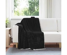 Apklotas Juoda 130 x 150 cm Flysas