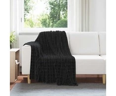 Apklotas Juoda 150 x 130 cm Flysas