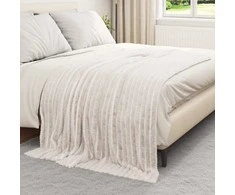 Apklotas Kreminė 200 x 150 cm Flysas