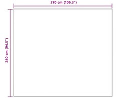 Antklodė Smėlio 270 x 240 cm 1,71 kg Flysas