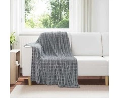 Apklotas Tamsiai pilka 150 x 130 cm Flysas