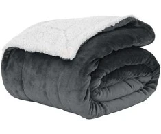 Apklotas Tamsiai pilka 150 x 200 cm Flysas
