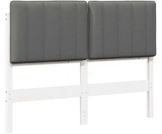 Apmušta lovos galvūgalis Balta ir šviesiai pilka 120 cm