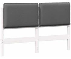 Apmušta lovos galvūgalis Balta ir šviesiai pilka 120 cm