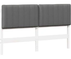 Apmušta lovos galvūgalis Balta ir šviesiai pilka 150 cm