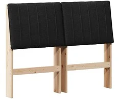 Apmušta lovos galvūgalis Juoda 120 cm Kietos pušies mediena