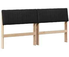 Apmušta lovos galvūgalis Juoda 150 cm Kietos pušies mediena