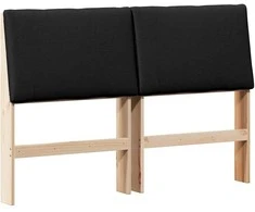 Apmušta lovos galvūgalis Juoda 160 cm Kietos pušies mediena
