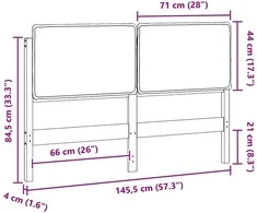 Apmušta lovos galvūgalis Natūrali ir šviesiai pilka 140 cm