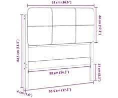 Apmušta lovos galvūgalis Ruda ir tamsiai pilka 90 cm