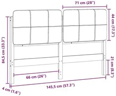 Apmušta lovos galvūgalis Ruda ir tamsiai pilka 140 cm