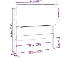 Apmušta lovos galvūgalis Ruda ir tamsiai pilka 80 cm