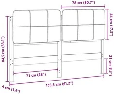Apmušta lovos galvūgalis Rudas ir šviesiai pilkas 150 cm