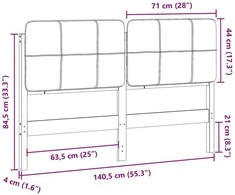 Apmušta lovos galvūgalis Rudas ir šviesiai pilkas 135 cm