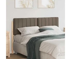 Apmušta lovos galvūgalis su galvūgalio Ruda ir Taupe 140 cm