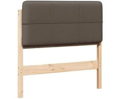 Apmušta lovos galvūgalis su galvūgalio Ruda ir Taupe 75 cm
