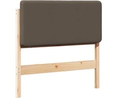 Apmušta lovos galvūgalis su galvūgalio Ruda ir Taupe 100 cm