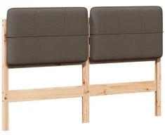 Apmušta lovos galvūgalis su galvūgalio Ruda ir Taupe 140 cm