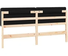 Apmušta lovos galvūgalis su galvūgalio Ruda ir juoda 180 cm