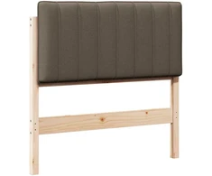 Apmušta lovos galvūgalis su galvūgalio Ruda ir Taupe 90 cm