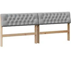 Apmušta lovos galvūgalis Šviesiai pilka 200 cm