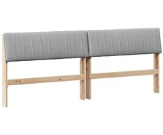 Apmušta lovos galvūgalis Šviesiai pilka 200 cm