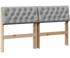Apmušta lovos galvūgalis Šviesiai pilka 150 cm