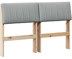 Apmušta lovos galvūgalis Šviesiai pilka 120 cm