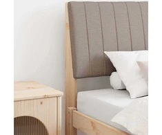 Apmušta lovos galvūgalis Taupe 100 cm Kietos pušies mediena