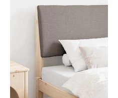 Apmušta lovos galvūgalis Taupe 100 cm Kietos pušies mediena