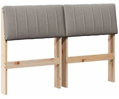 Apmušta lovos galvūgalis Tortora 120 cm Kietos pušies mediena