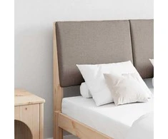 Apmušta lovos galvūgalis Taupe 135 cm Kietos pušies mediena
