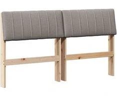 Apmušta lovos galvūgalis Tortora 140 cm Kietos pušies mediena