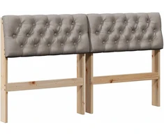 Apmušta lovos galvūgalis Tortora 140 cm Kietos pušies mediena