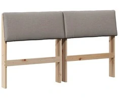 Apmušta lovos galvūgalis Taupe 160 cm Kietos pušies mediena