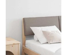 Apmušta lovos galvūgalis Taupe 160 cm Kietos pušies mediena
