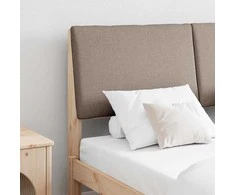Apmušta lovos galvūgalis Taupe 160 cm Kietos pušies mediena