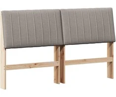 Apmušta lovos galvūgalis Taupe 160 cm Kietos pušies mediena