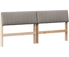 Apmušta lovos galvūgalis Tortora 180 cm Kietos pušies mediena