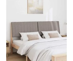 Apmušta lovos galvūgalis Taupe 200 cm Kietos pušies mediena