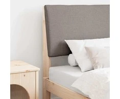Apmušta lovos galvūgalis Taupe 75 cm Kietos pušies mediena