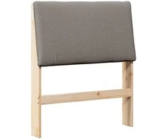 Apmušta lovos galvūgalis Taupe 80 cm Kietos pušies mediena