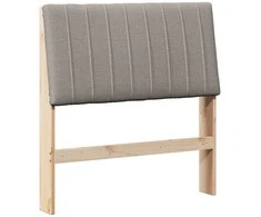 Apmušta lovos galvūgalis Taupe 90 cm Kietos pušies mediena