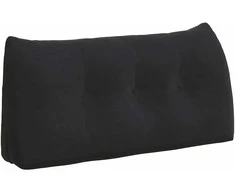 Apsaugos Pagalvė Juoda 100 x 24 x 50 cm Aksomas