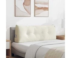 Apsaugos Pagalvė Kreminė 120 x 24 x 50 cm Aksomas