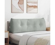Apsaugos Pagalvė Šviesiai pilka 140 x 24 x 50 cm Aksomas
